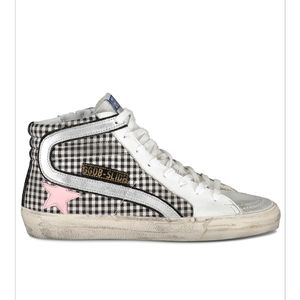 Golden Goose Checked Hightop Sneakers sz 8 $595